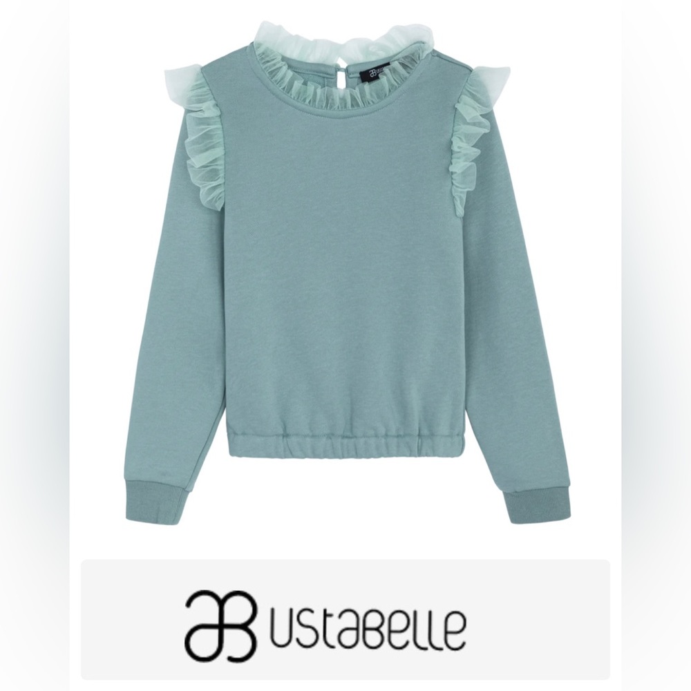 Girls' Sage Ruffle Long-Sleeve Top